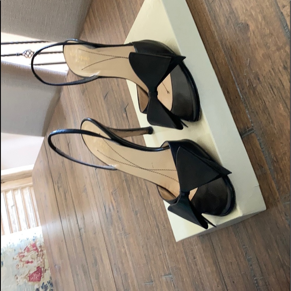 Kate Spade sling back open toe shoes